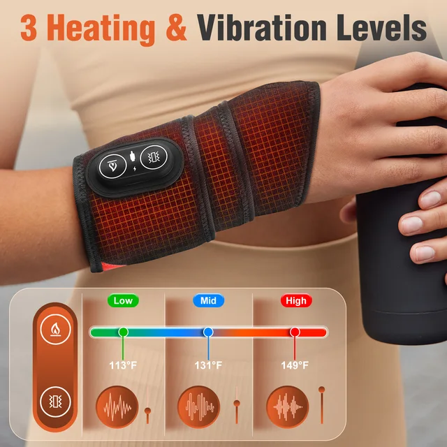 Multifunctional Heating Wrist Protector Sport Protection Hand Massager Support WristBand Pad Brace Tool Heat Health Care Device 2