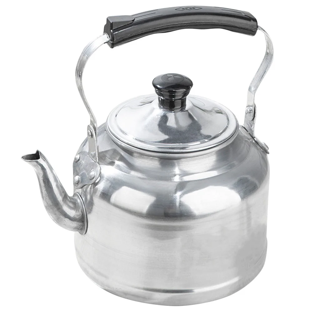 

Camping Water Jug Aluminum Tea Pitcher Kitchen Kettle Pot with Handle High Capacity Desktop Office Teapot Metal