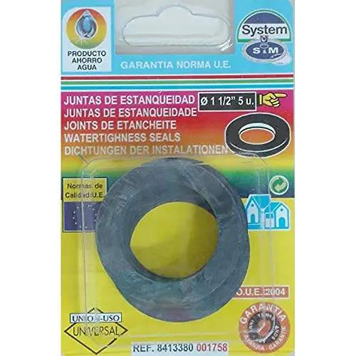S &amp m flat plumbing gasket 5PZ M 1' 1/2 001758 rubber | Дом и сад