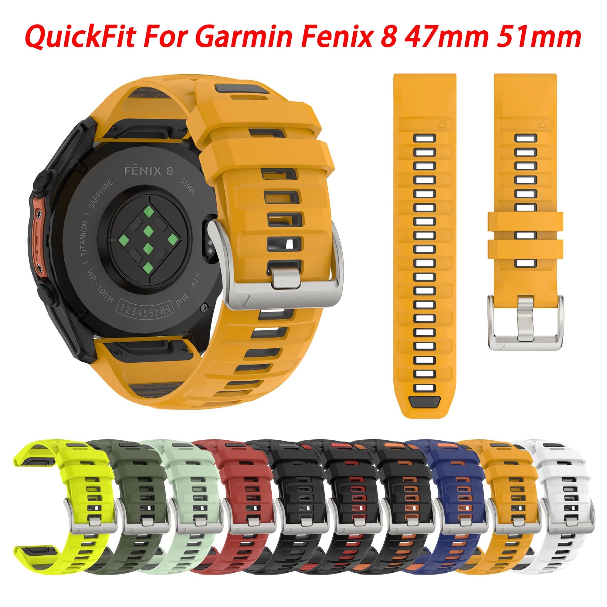 Premium QuickFit Watch Band Strap for Fenix Series - Durable Design for Active Lifestyles
