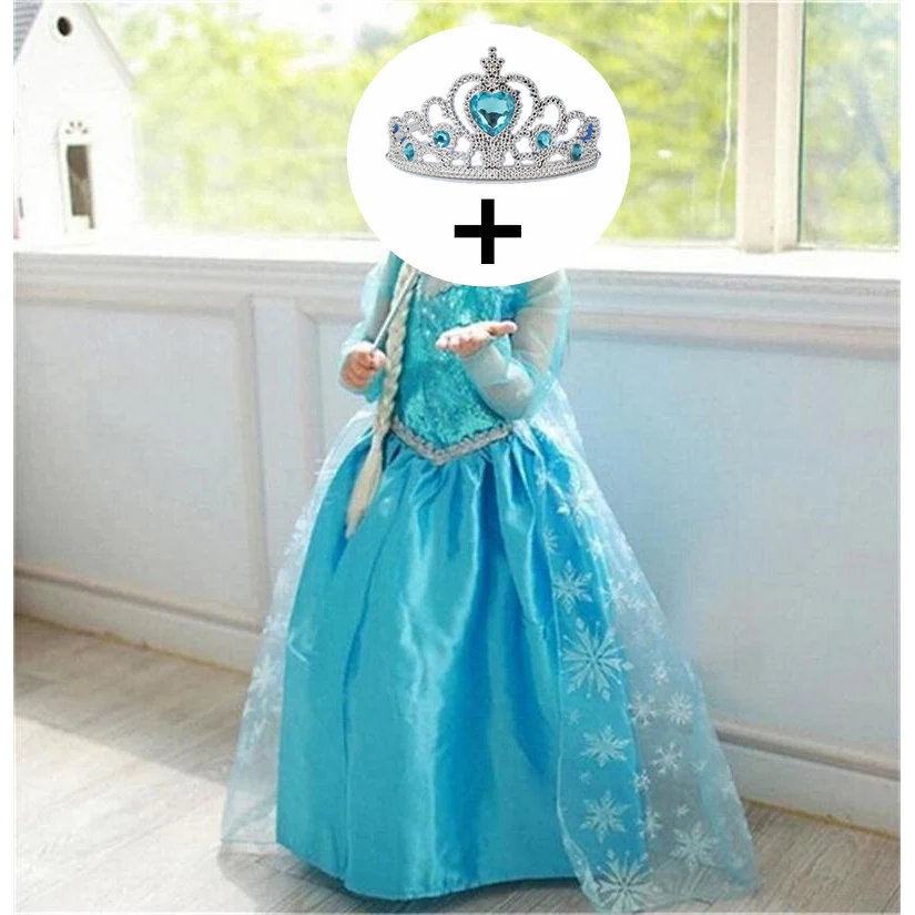 Fancy Girl Princess Dresses Beauty Belle Cosplay Costume Christmas Halloween Princess Dress up Children Evening Party Clothes cute baby dresses online Dresses