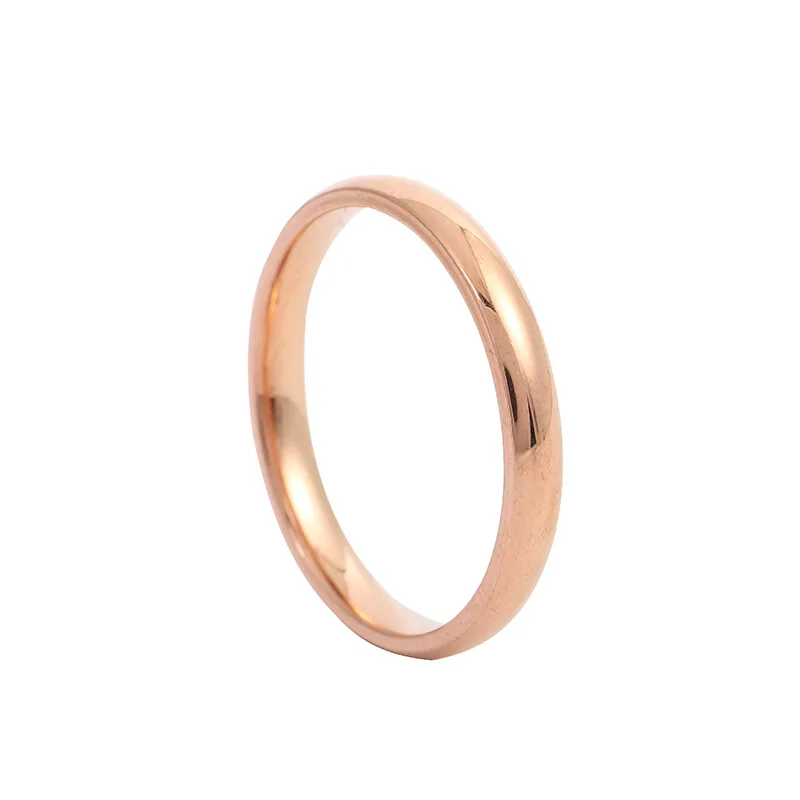 Stainless Steel Ring Finger Ring Silver Ring Wedding Ring For Women 2mm 3mm 5mm