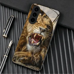 Lion King Glass Phone Case - Majestic Design - Samsung A35 (KHTY00280A)
