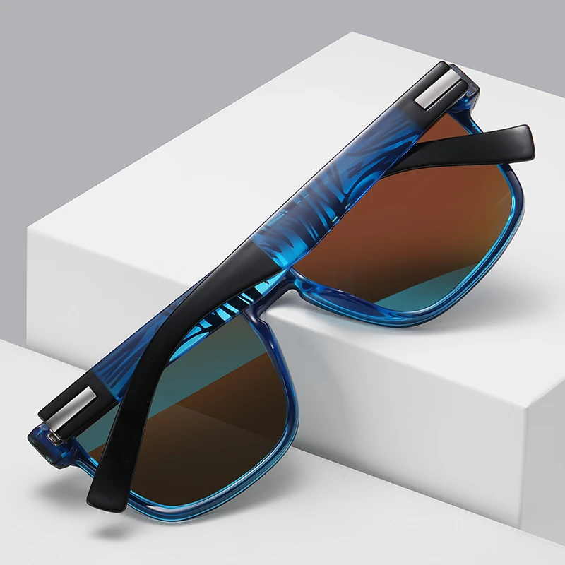 Outdoor Night Vision Lens Myopia Sunglasses Men Polarized Driving Square Prescription Sun Glasses For Man 0 -0.5 -0.75 To -6.0 2