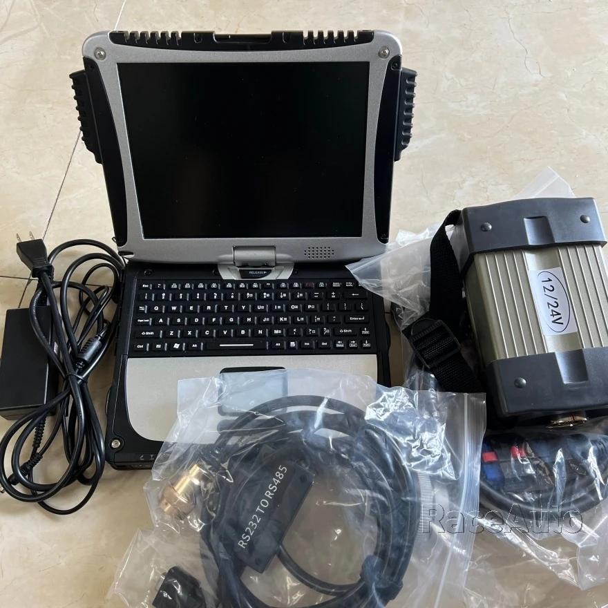 

MB Star C3 with 5 cables work for MB Star cars diagnosis system software hdd in military toughbook cf-19 laptop 4GB RAM