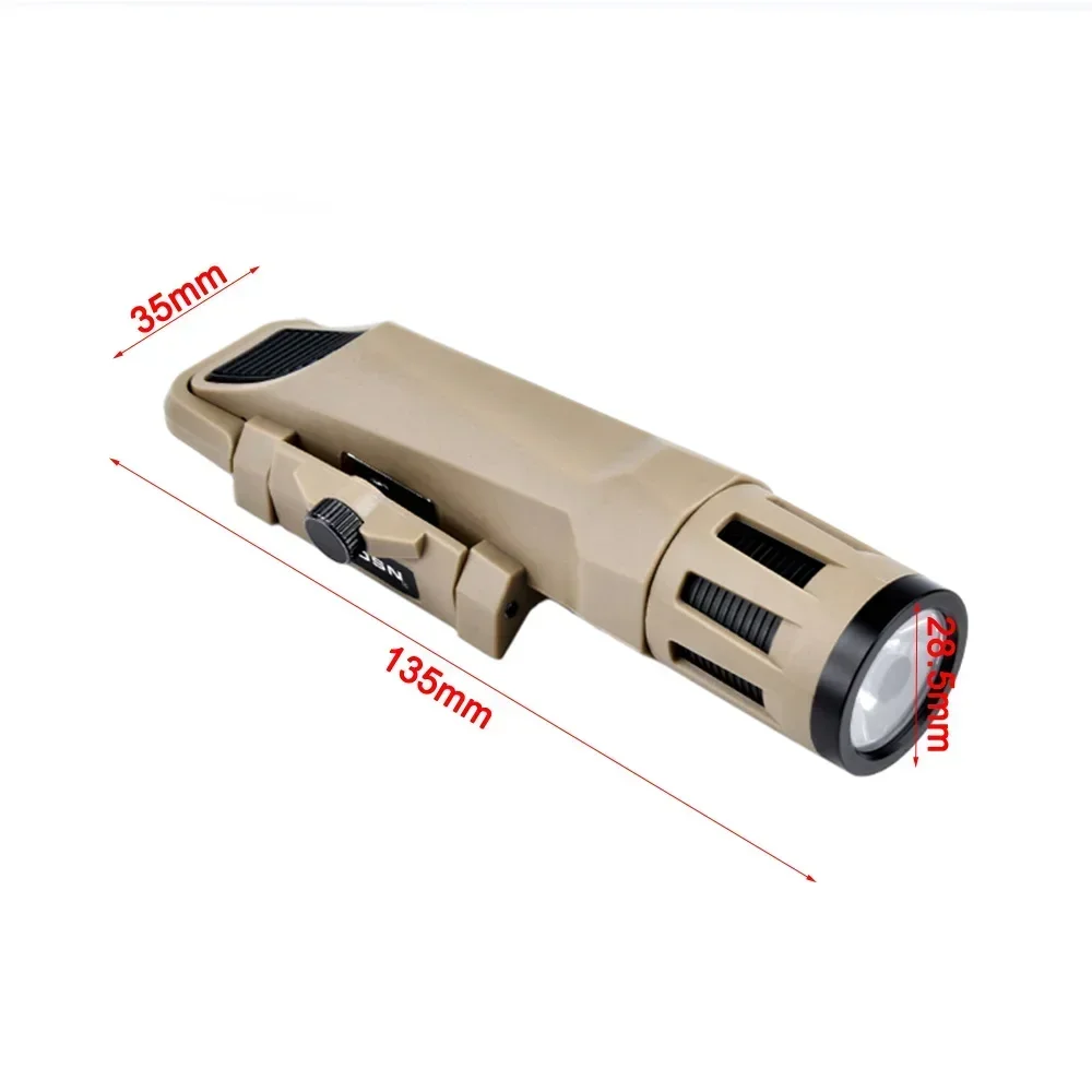Camping Light Portable Flashlight Portable Lanterns Camping Lamp Camping Lantern LED Flashlight Tactical Hanging Scout Light /Strong light burst/Adapted to 20-21MM guide rail Field lighting camping