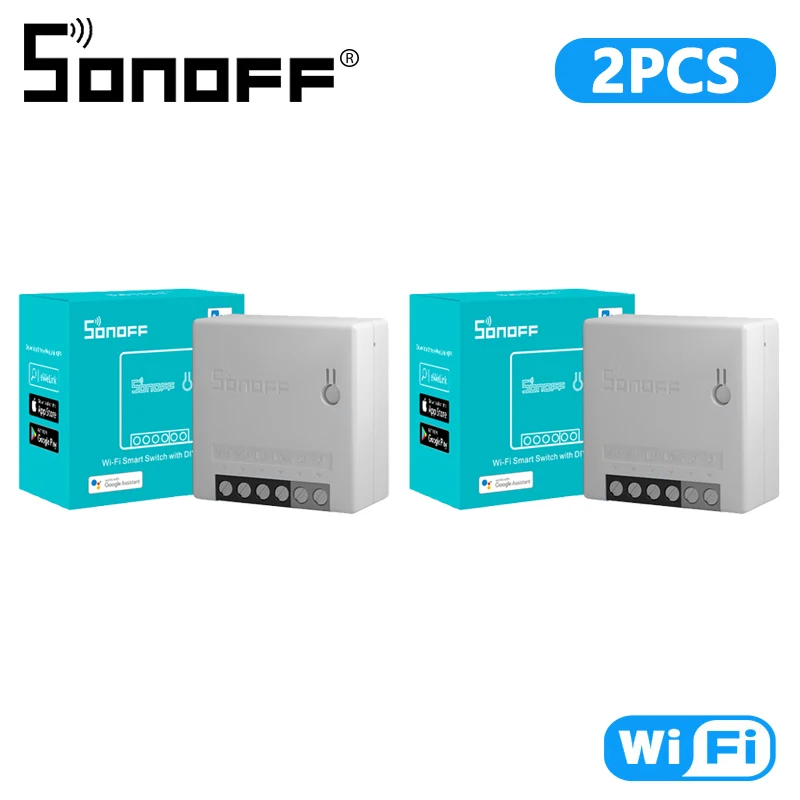 SONOFF MINI R2 WiFi Switch Two Way Control Light Switch Module Smart Home Automation Relay Breaker For eWeLink Alexa Google Home 