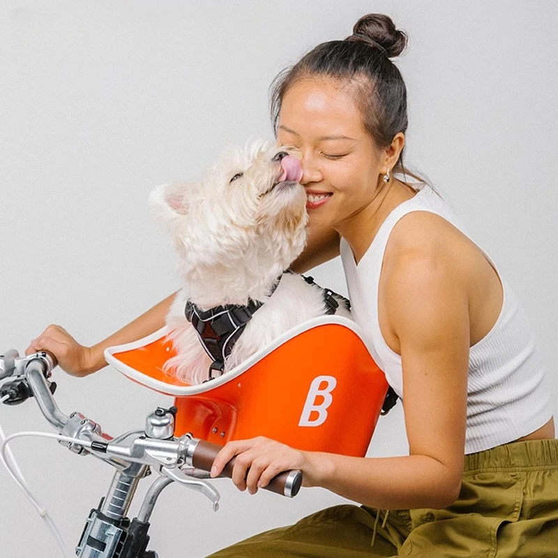 Mountain Bike Dog Front Seat Car Kennel Portable Accessories for Pets Going Out Products Journey Dog/Cat Rack Bag Bicycle Seat