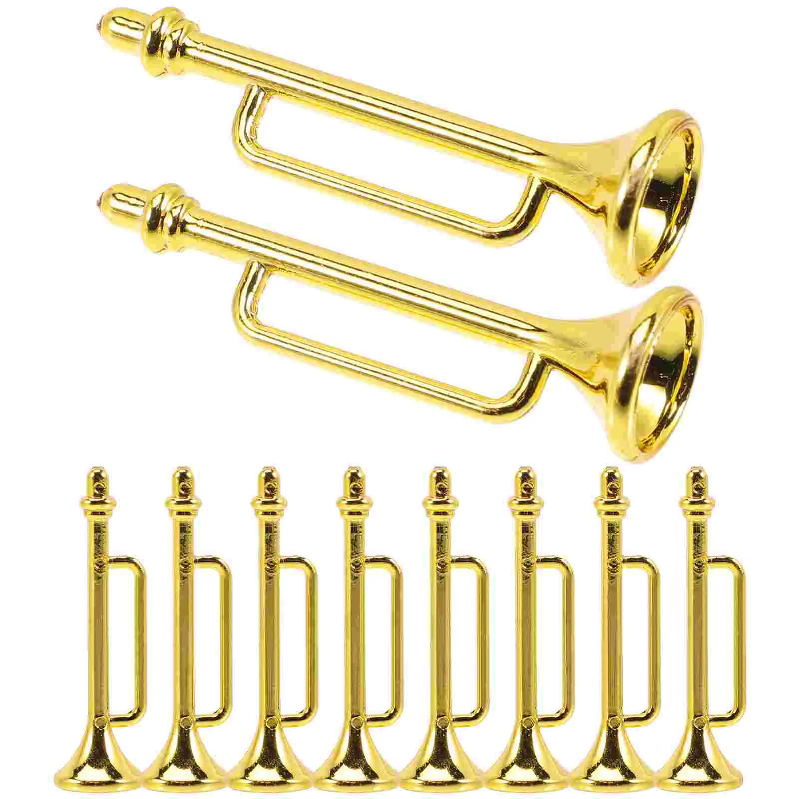 

Mini House Miniature Trumpet Tiny Instruments Miniature House Decor Things#j