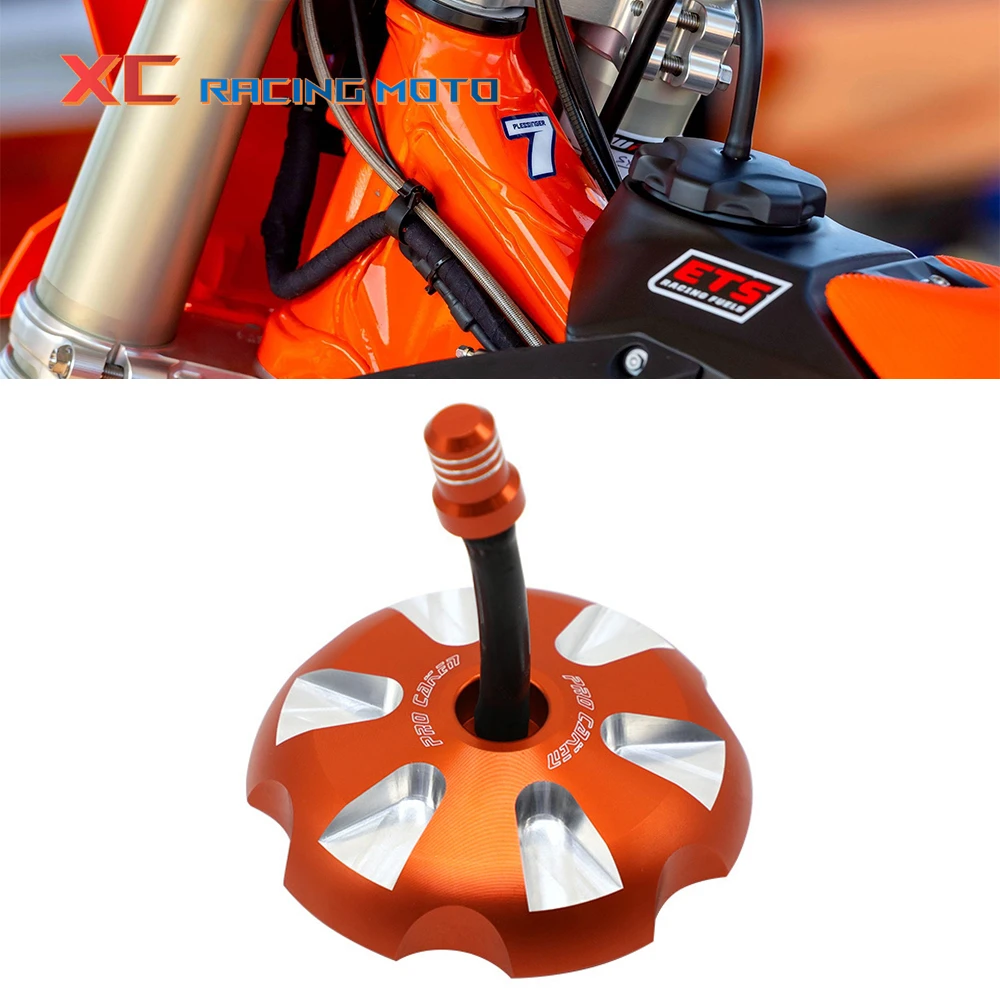 Motorcycle Cnc Mx Gas Fuel Tank Cap Cover For Ktm Sx Sxf Xcfw Xcw Xcf