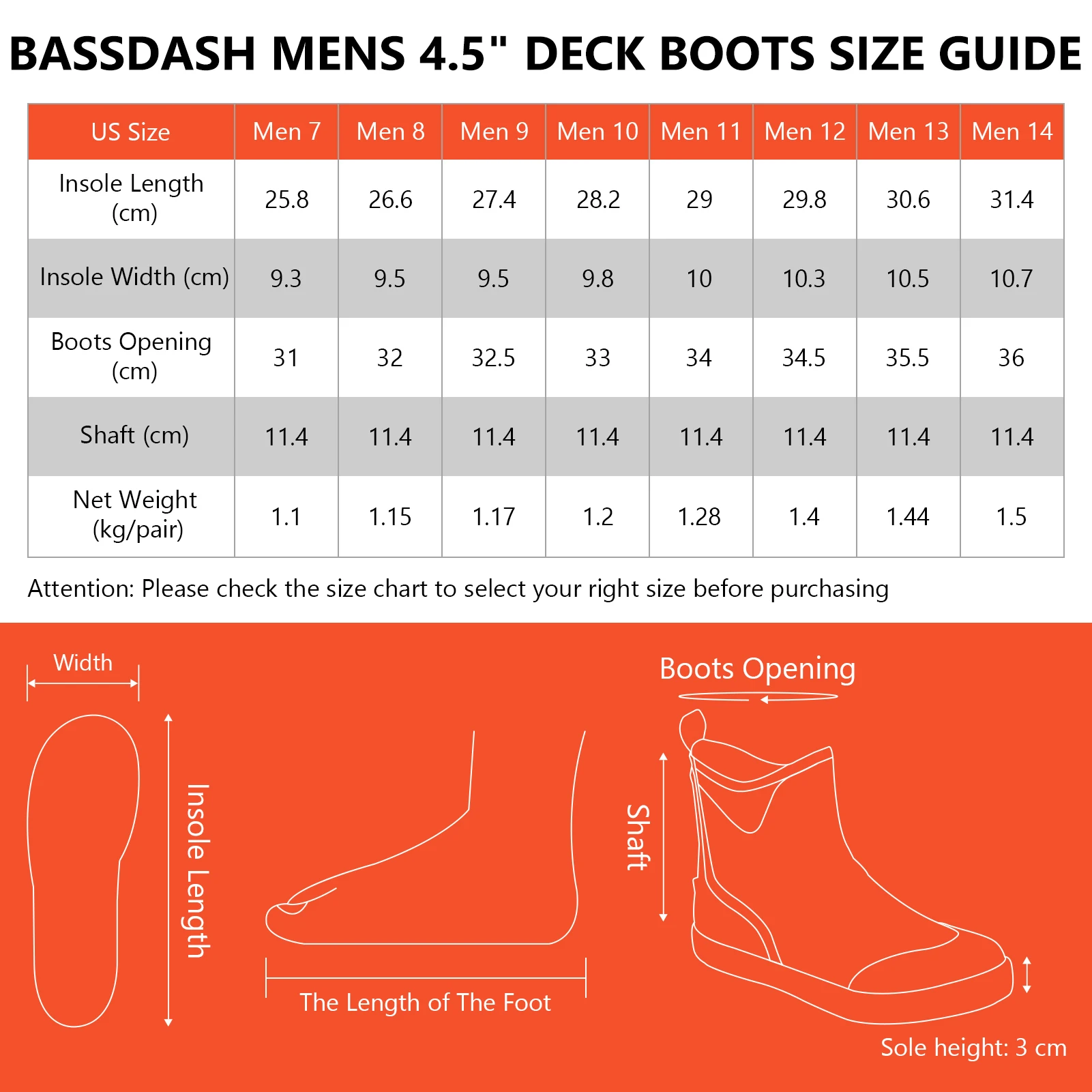 BASSDASH Men’s 4.5