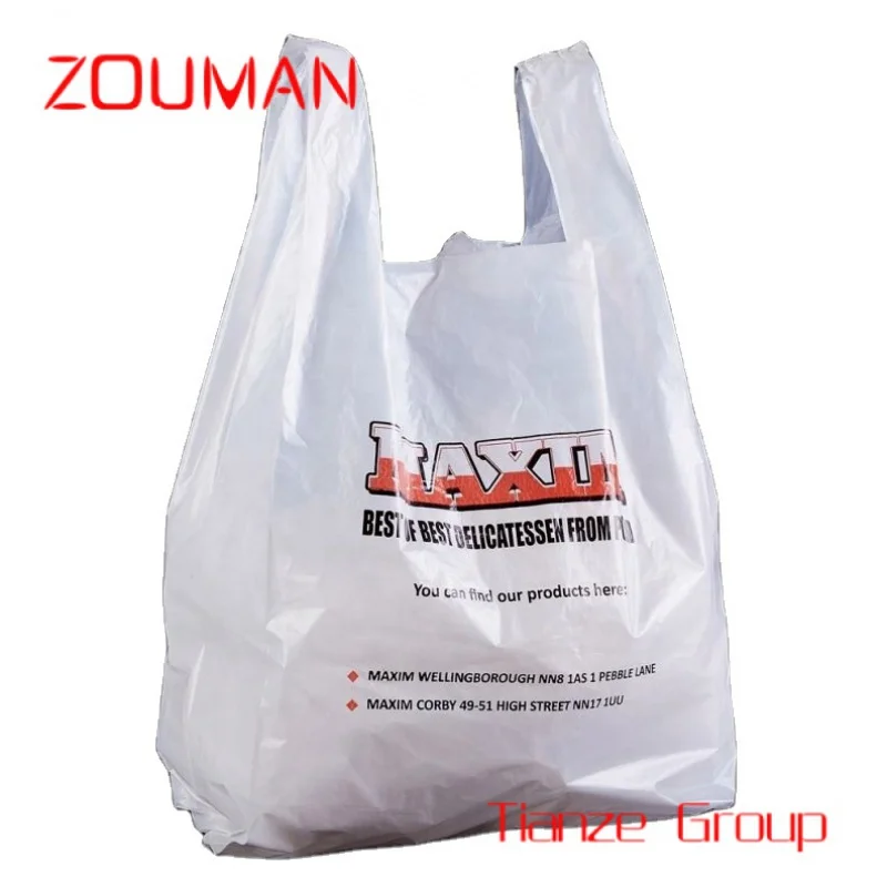 

Custom , Transparent Laminated T-shirt Shopping Plastic Bags Supplier