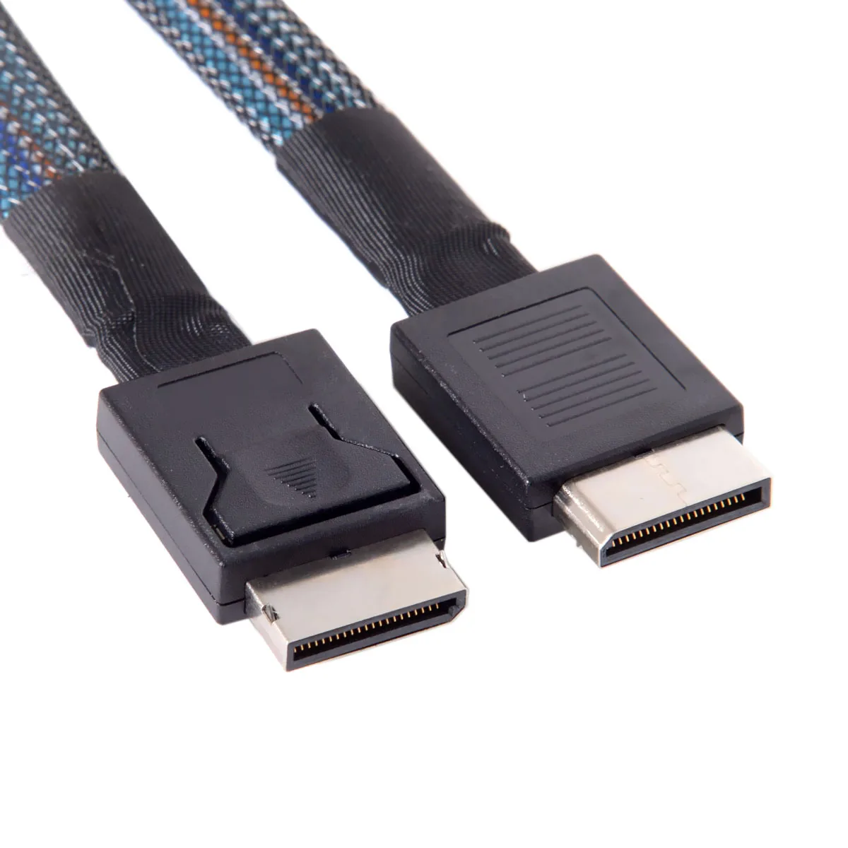 1M 0.5M Oculink SFF8611 Data Extension Cable MINI SAS Cable 24Gbps SFF-8611 to SFF-8611/8639 Server Data Transfer Line