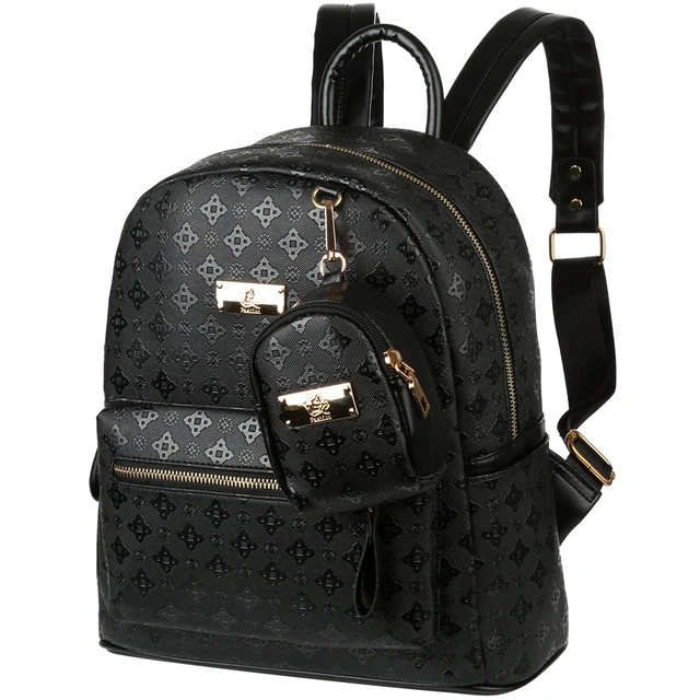 LV Louis Vuitton Women Daypack School Bag Leather Backpack from