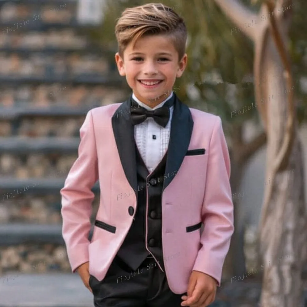 

Kid Suits Formal Wedding Party Prom Boy Toddler Children Special Ocasions Tuxedos 2 Piece Set Jacket Pants A05