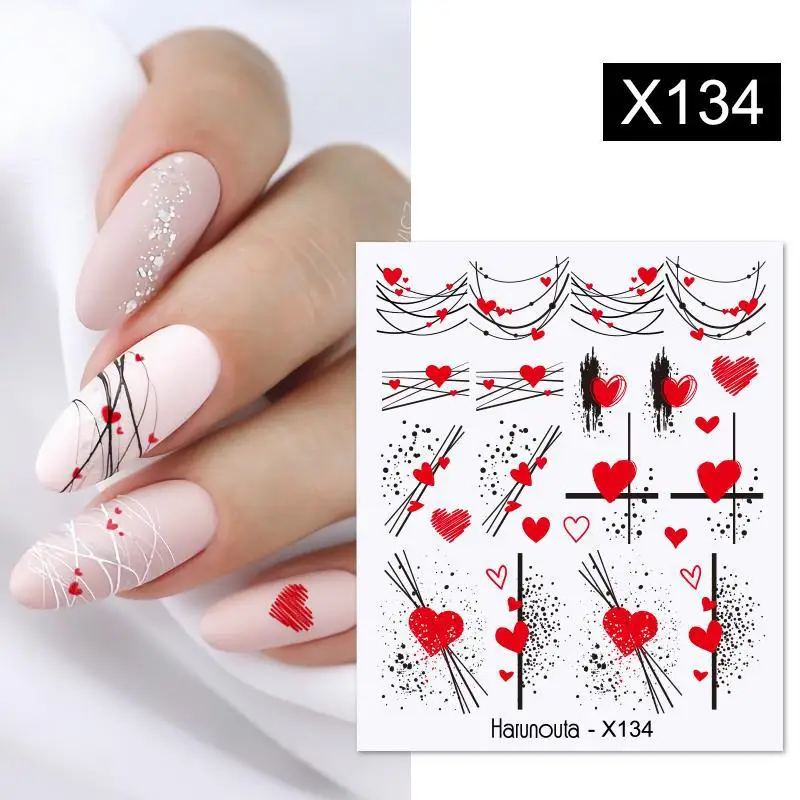 3D Nail Stickers Mixed Floral Abstract Geometric Nail Art Decoration Gold  Foil For Nails Tips Accessories Parts on AliExpress