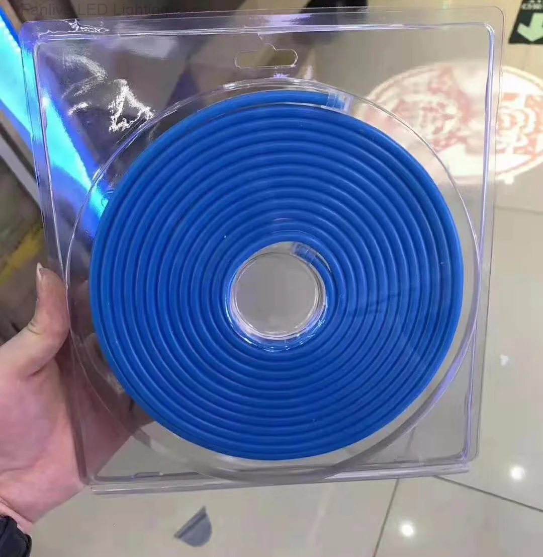 30 м/лот 6*12 мм 8*16 Светодиодная лента 12 В неосветильник RGB гибкая Водонепроницаемая