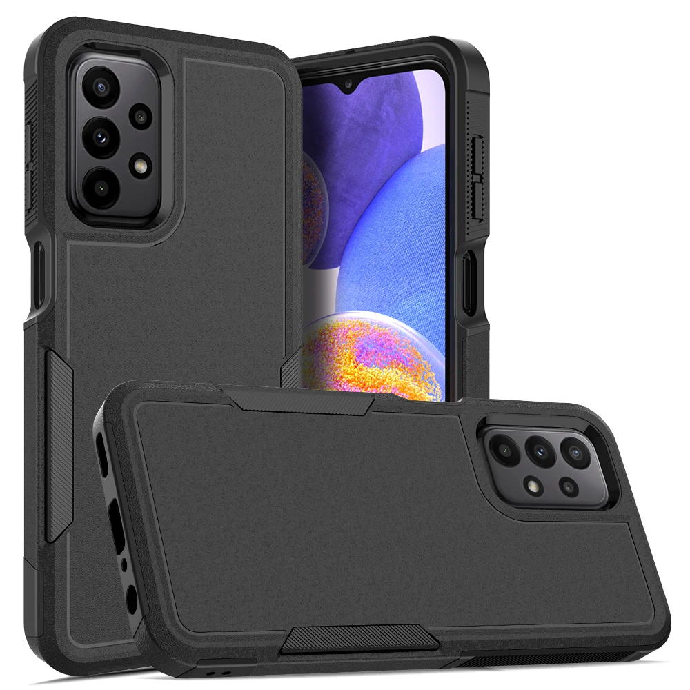 Durable Dual-Layer Shockproof TPU/PC Phone Case - Hybrid Armor Shell