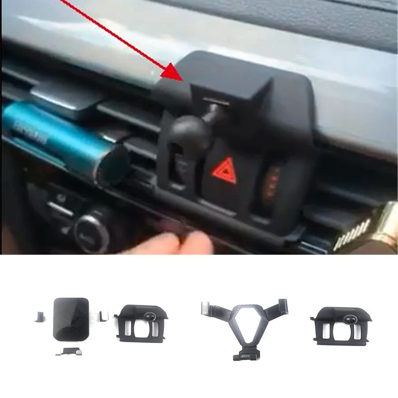 Mobile Phone Holder 1SET For BMW X5 F15 2014-X6 F16 2015-Special Car Phone Holder Rack Stand Mount Plastic Material