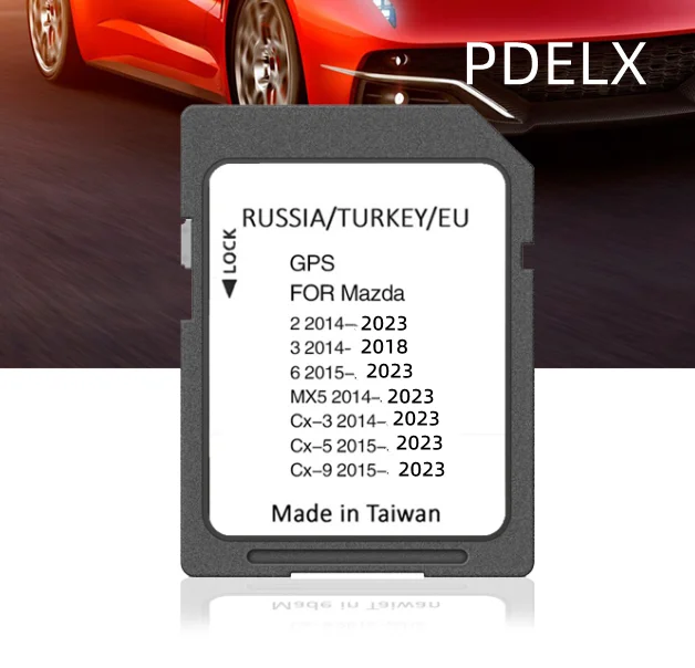Navigation cards EZ1V/EZ1W Map Card For Mazda 2 3 6 CX3 CX5 MX5 Car GPS Version Europe