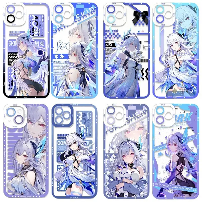 Skirk Character Design Phone Case - Genshin Impact Edition