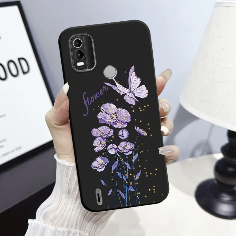 Floral Panda Butterfly Soft Silicone Shockproof Phone Case Cover
