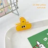 Pack Multicolor Cute Face Acrylic Binder Clip Planner Clips Paper Clamp Office Decorative Supplies School Stationery 5