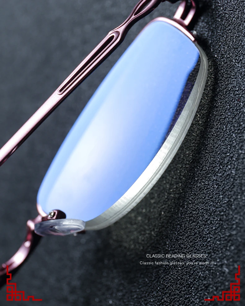 Kann Blume Neue Folding Lesebrille Für Frauen Rosa Farbe Brillen Rahmen Weibliche Blau Licht Blockieren gläser Mit Fall – Detail 4