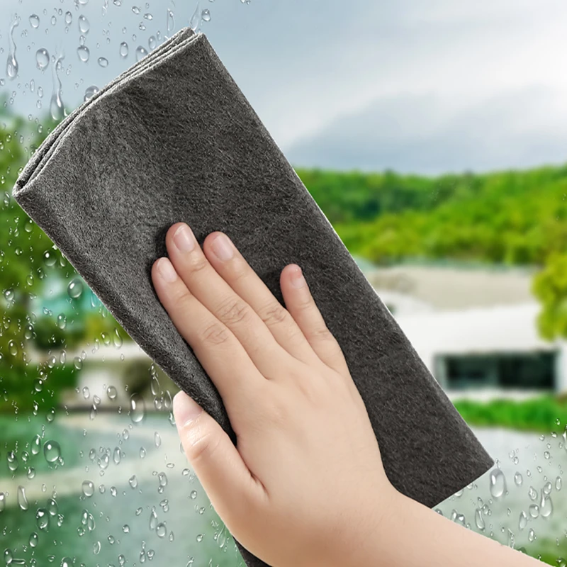 Microfiber cleaning towel Cleaning towel Magic Cleaning Cloths Reusable Microfiber Glass Clean Towel Car Window Mirror Washing Rags Wipe Towels Household Kitchen Clean