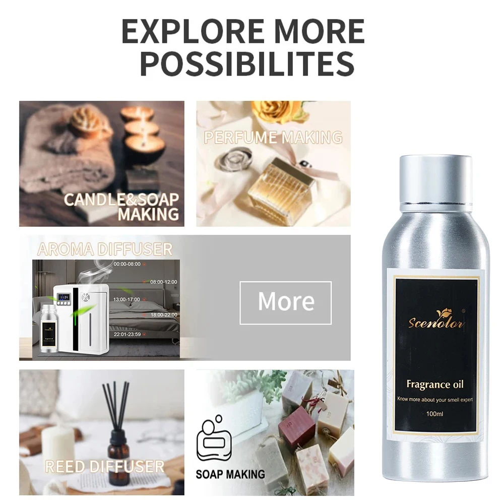 Essential Oil 100ML France Perfume Oil Men Women Fragrance Oasis Aromatherapy Diffuser