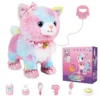 Touch&Voice Controlled Remote Lifelike Walking Cat Toy with Leash,Can Walk, Meow, and Wags Tail, Best Gift for Girls Ages 3+ 1