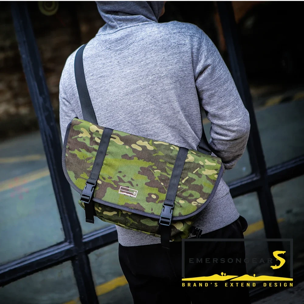 Emersongear 메신저 백 숄더 백팩 야외 스포츠 하이킹 여행 청소년 가방 데일리 도시 패션
