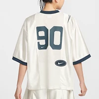 Nike officiel véritable 2025 été femmes imprimé maille respirant col en v manches courtes HJ0281-133 2