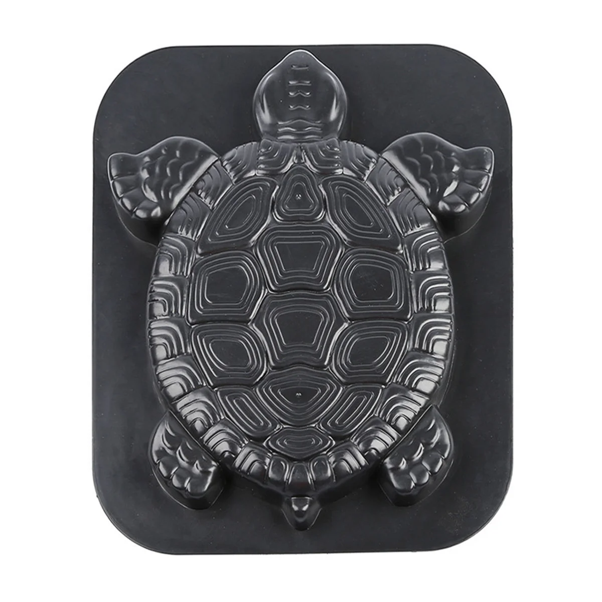 

Stepping Stone Mold Turtle Shaped: Concrete Cement Mould DIY Walk Maker Garden Lawn Driveway Pathmate Paving Paver Black