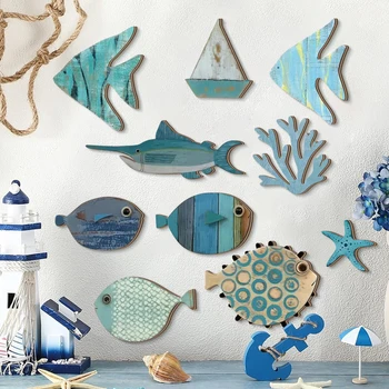 Wooden Coastal Ocean Wall Decor 1