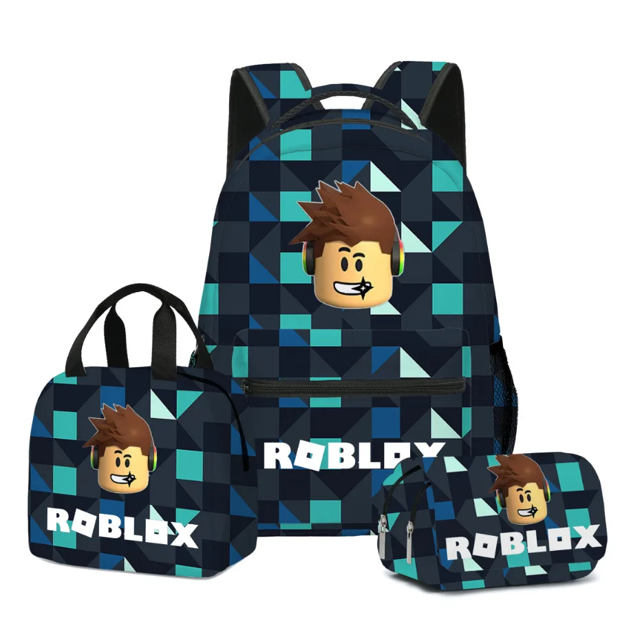 Jogo dos desenhos animados Roblox Mochila Circundante para Alunos do Ensino  Fundamental e Médio, Mochila Infantil, Melhor Presente, Novo Produto -  AliExpress