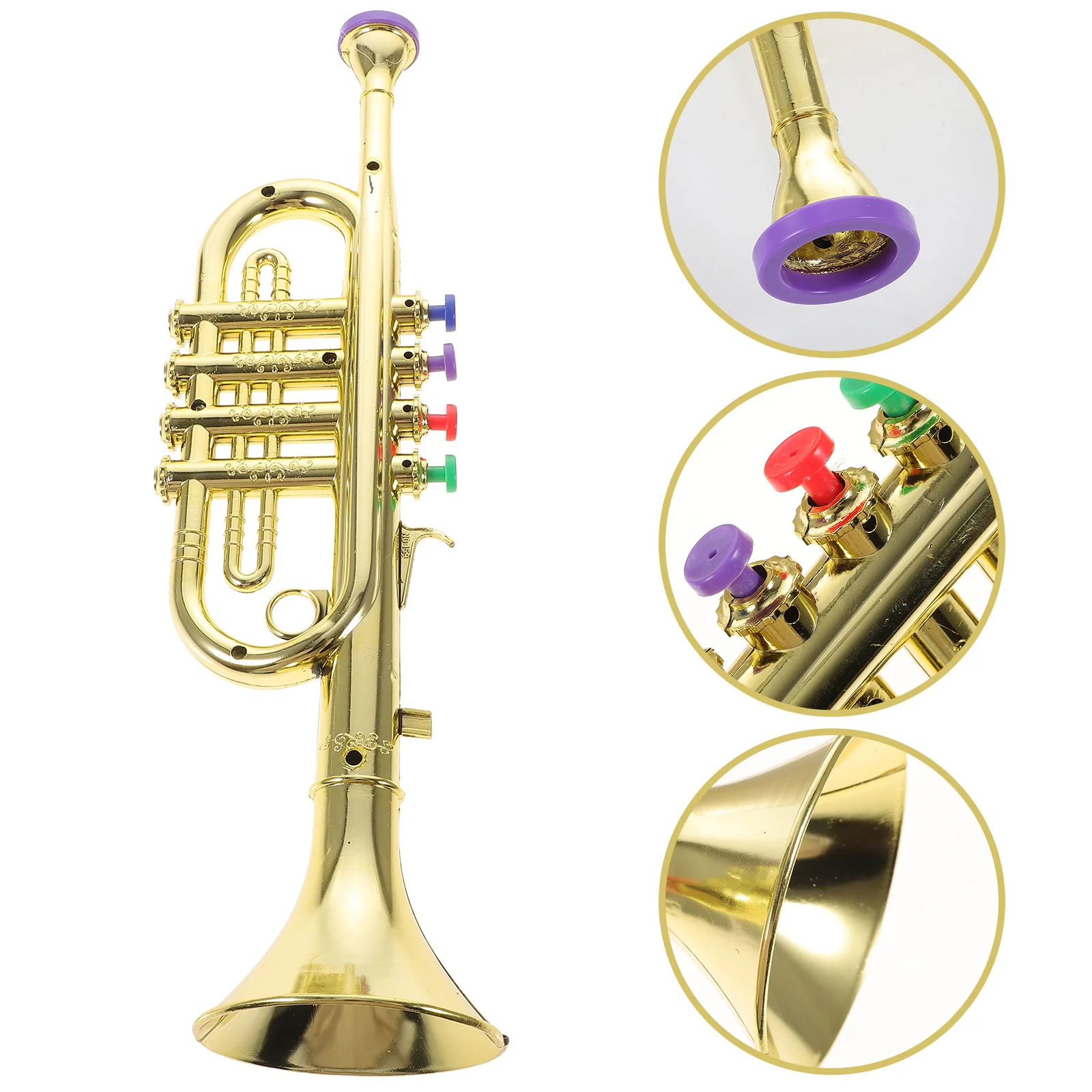 Kids Trumpet for Kids Musical Wind Instruments Saxophone Trumpet Horn Early Learning for Toddlers Trunk