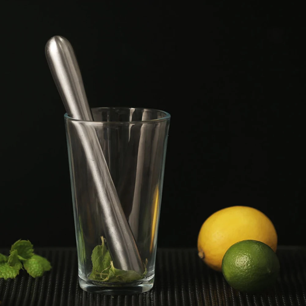 Stainless Steel Mashed Popsicles Cocktail Shaker Steel Wine Mixing Stick Shaker Ice Crusher Barware Bar Tools Wine Accessories