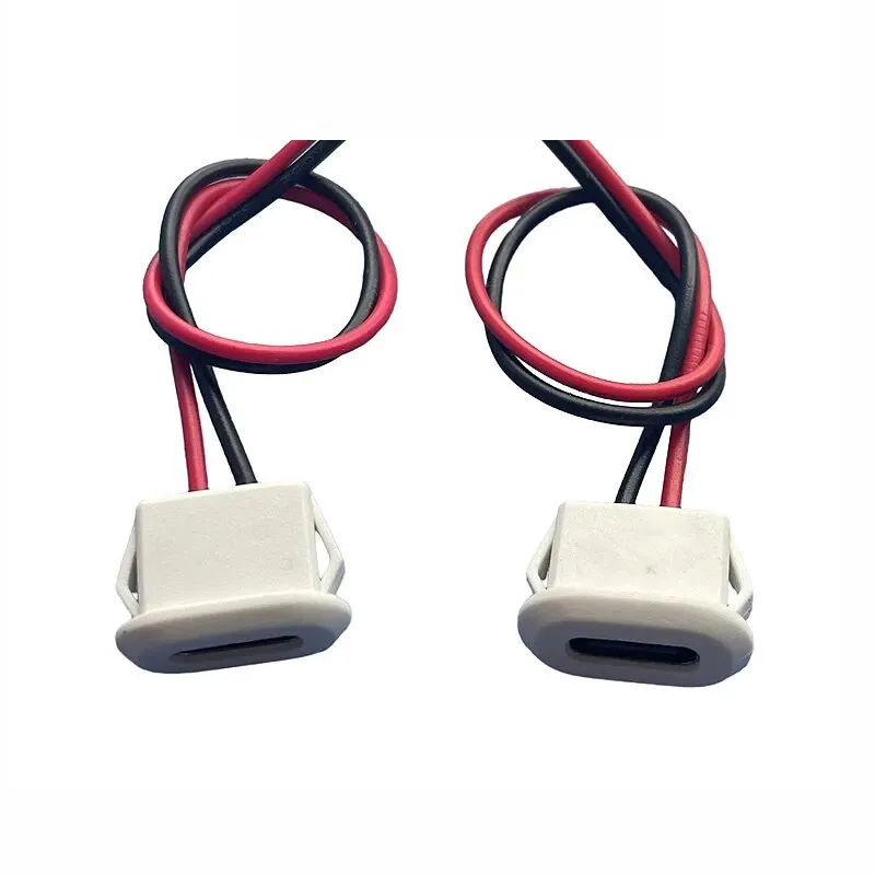 5PCS/10PCS USB 2.0 Direct Pressure Welded Wire Type Mother Lamp Toy Charging Port Table Lamp Precision Instrument Charging Port wire connector