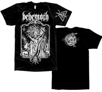 In Stock BEHEMOTH Polish Black Metal Behemoth Death Metal Band Official T-shirt Viper Pope Free Shipping Tee Unisex Autumn Winte 1