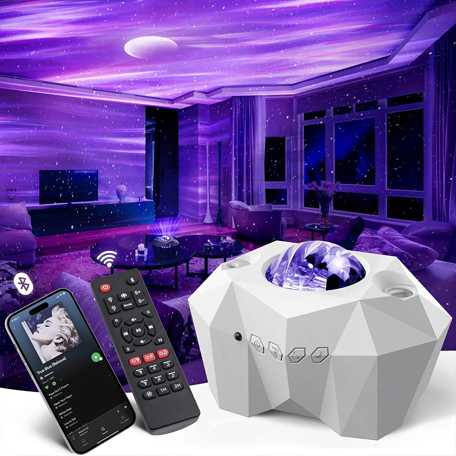 Projector Night Light Aurora Aurora Night Sky Projector Starry Room