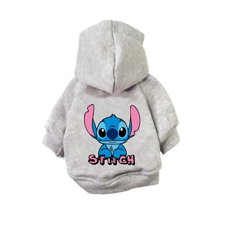 Pet Clothes Disney Anime Pattern Dog Mickey Minnie Hoodie Small And Medium Vest Outdoor Sweatshirt