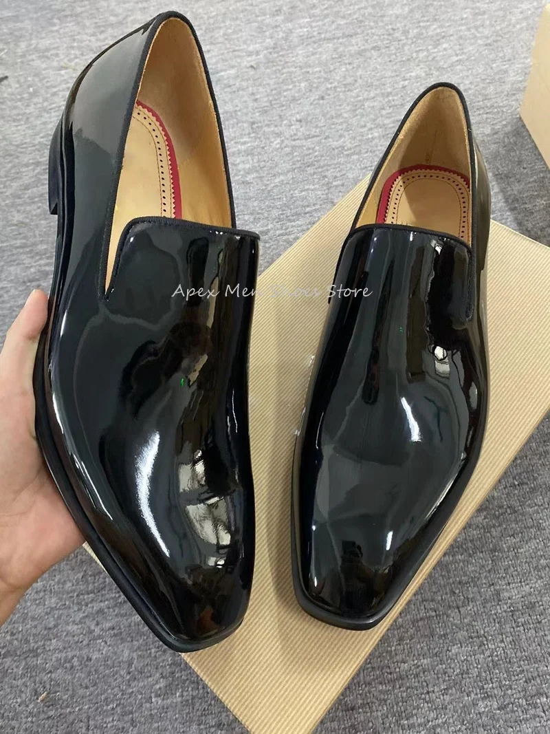 Men's Leather Shoes Wedding Slip On Dress Shoes Oxford Derby