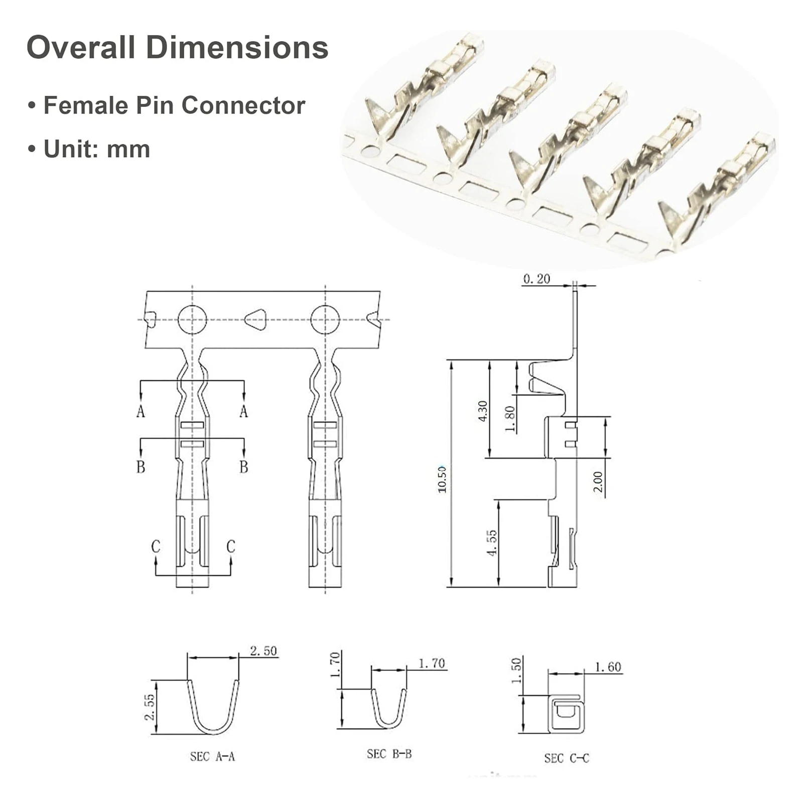 50/100Pairs Dupont Connector 2.54mm Jumper Wire Cable Pin Connector Terminal Male and Female Crimp Pins Kit Housing Jumper dupont wire jumper cable kit
