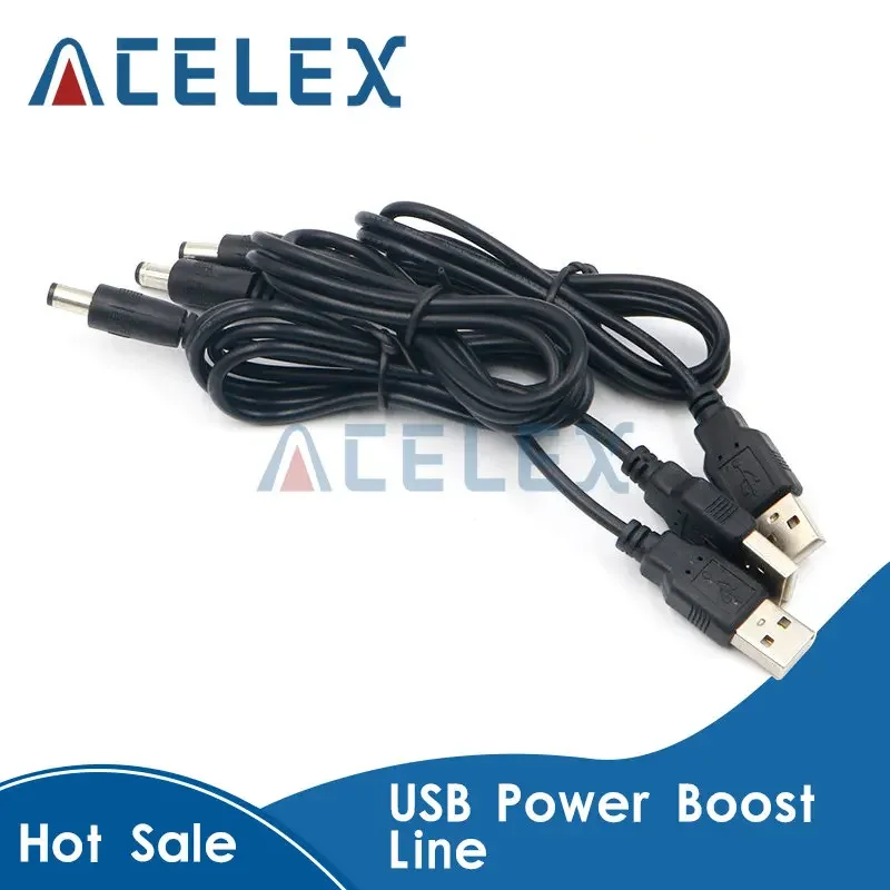 Usb Linea Di Incremento Di Potenza Dc 5V Per Dc 9V / 12V Step Up Modulo Convertitore Usb Adapter Cavo 2.1X5.5Mm