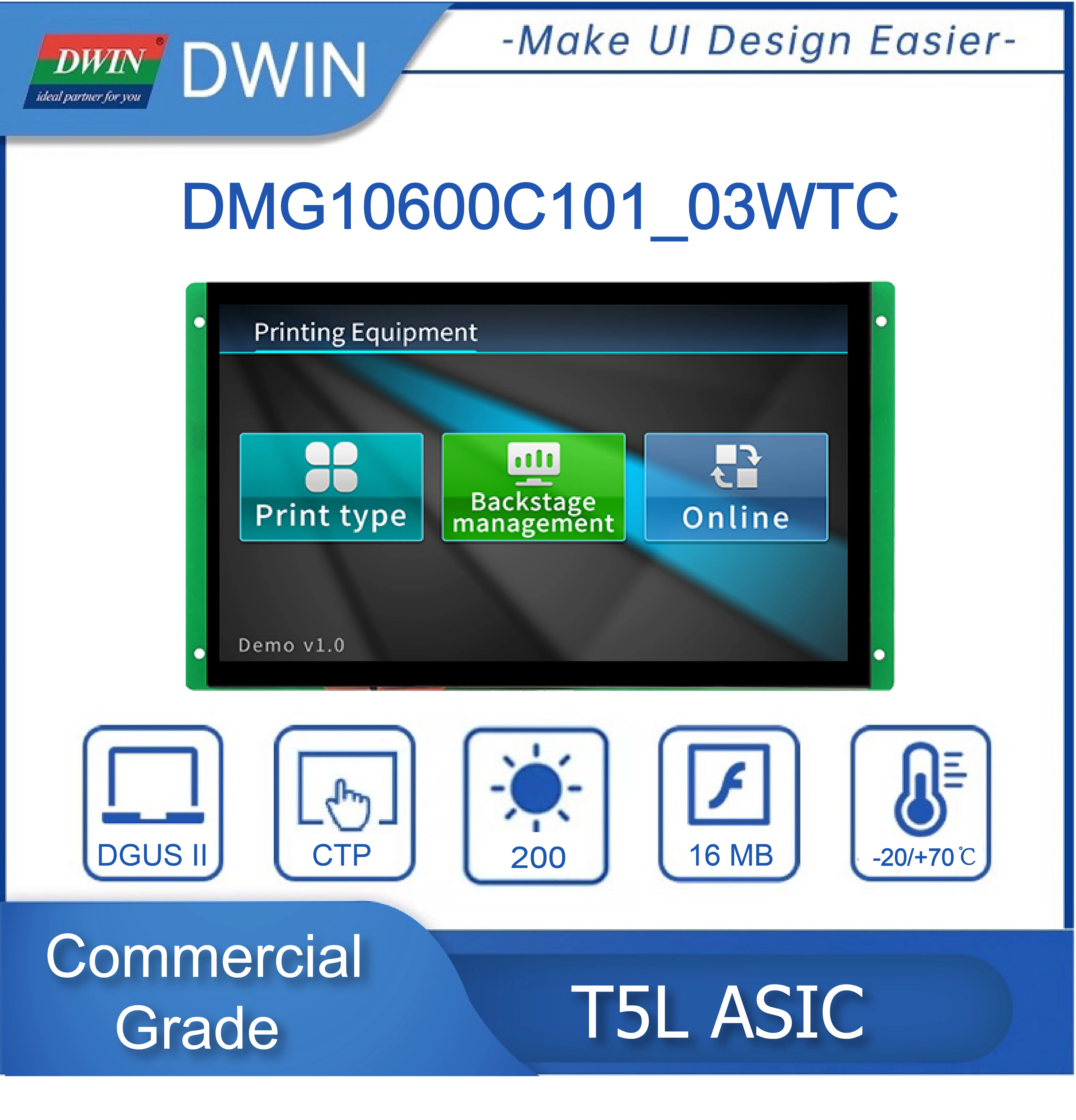 DWIN-5-7-pollici-800-480-pixel-Display-LCD-modulo-Touch-Screen-CTP-TFT ...