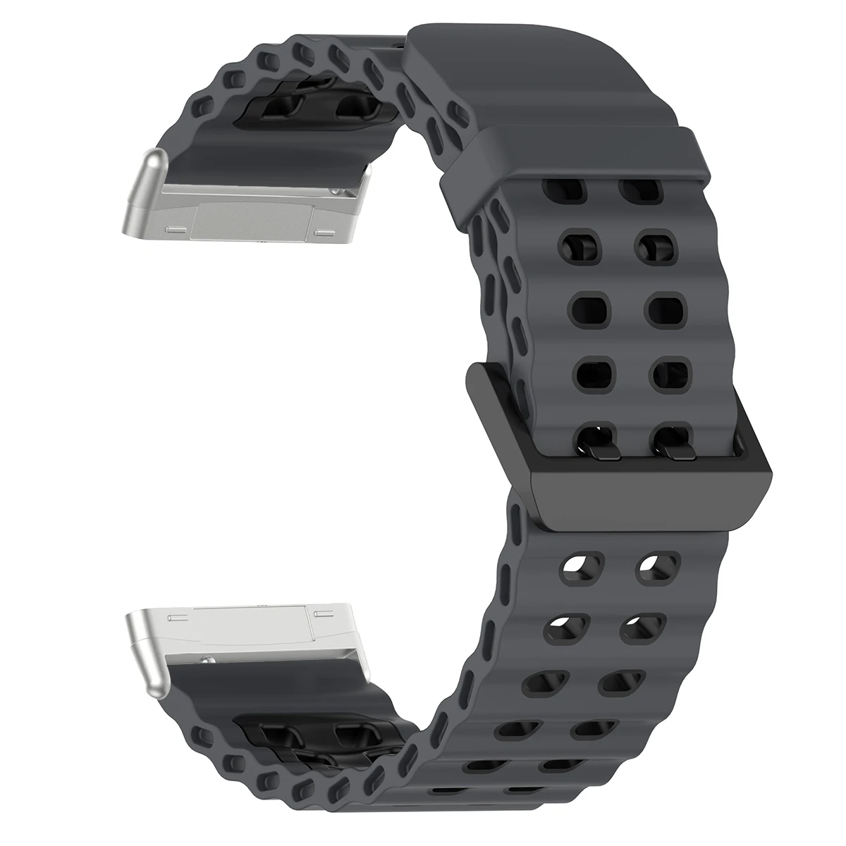 Marine Two-Tone Silicone Ocean Band - Breathable Sport Bracelet