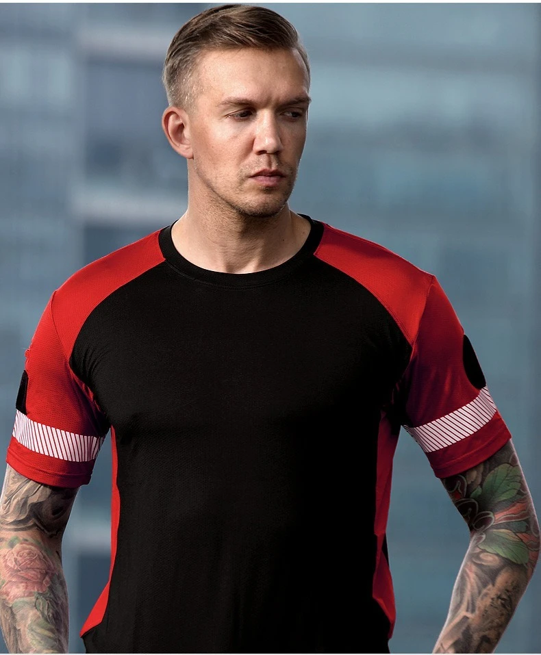 Hi Vis 로고 인쇄가있는 남성용 투톤 셔츠 노란색 해군 빠른 건조 안전 반사 셔츠 자동차 오토바이 용 작업복