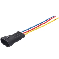 3Pin Waterproof AMP Auto Connector 18AWG Male Female with Wire Quick Disconnect for Truck DJ7031-1.5-11/21 OEM 282087-1/282105-1 5