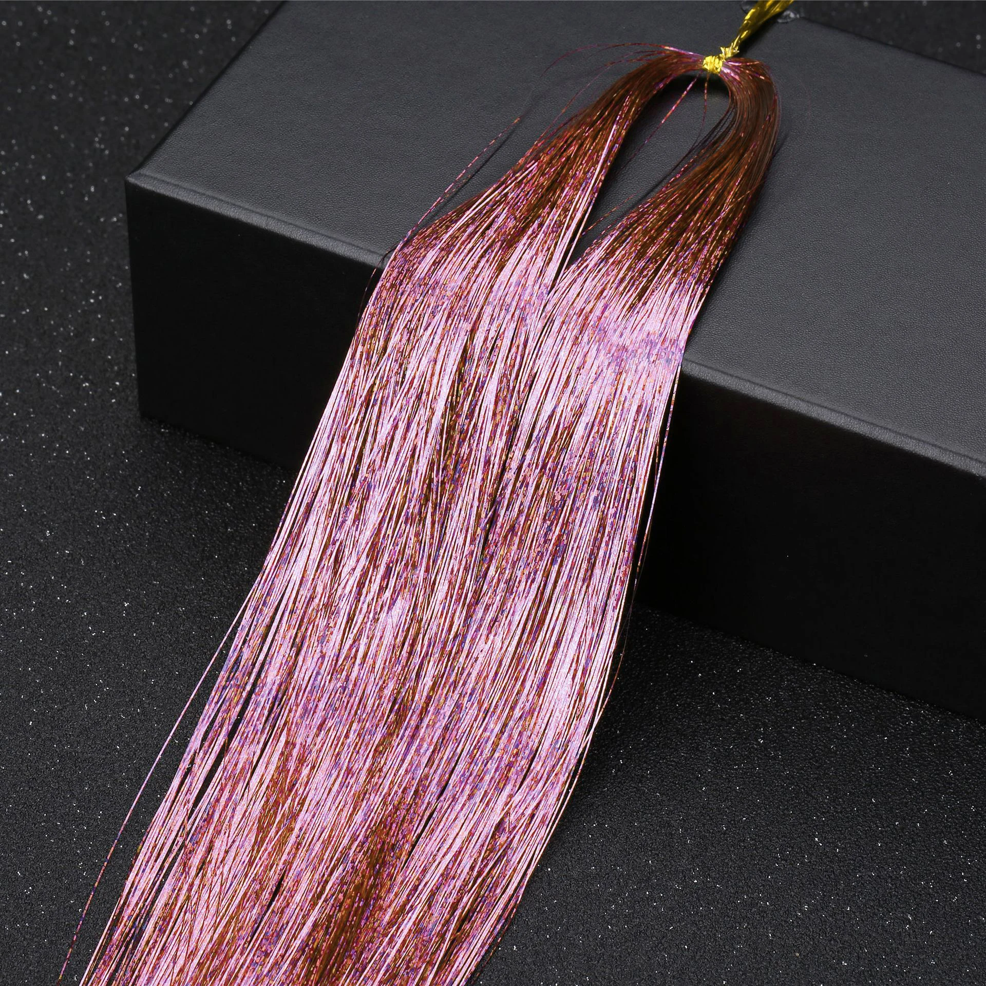 Glitzer-Haarverlängerungen – 10 Stück Bunte Clips In 9 Farben, Perfekt Für Partys & Styling